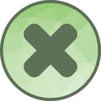Shape Low Poly Background Icon vector