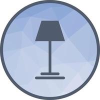 Lamp Low Poly Background Icon vector