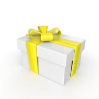 gift box isolated on background photo