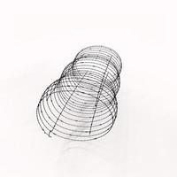 metal wire isolated on background photo