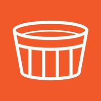 Creme Brulee Line Color Background Icon vector