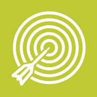 Darts Game Line Color Background Icon vector