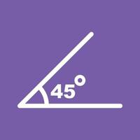 Angle Line Color Background Icon vector