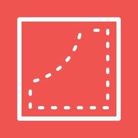 Stitching Lines Line Color Background Icon vector