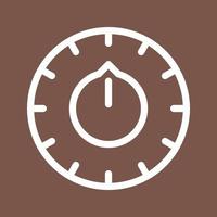 Thermostat Line Color Background Icon vector