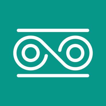 Data Transformation Line Color Background Icon vector