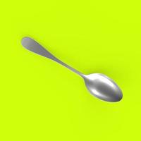 spoon isolated on a background photo