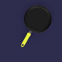 Frying pan isolated on a background photo