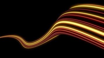 3d render motion line of speed and power or light trails. High-speed light with curve movement beam. 5G Technology fast and futuristic background. Abstract motion blur. photo