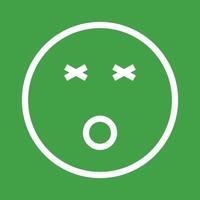 Dizzy Line Color Background Icon vector