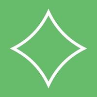 Diamond I Line Color Background Icon vector