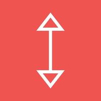 Up-Down II Line Color Background Icon vector