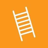Ladder Line Color Background Icon vector