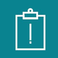 Assignment Late Line Color Background Icon vector