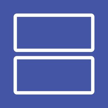 View Array Line Color Background Icon vector