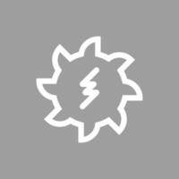 Hydro Power Line Color Background Icon vector