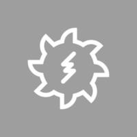 Hydro Power Line Color Background Icon vector