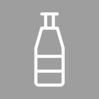 Bottle I Line Color Background Icon vector