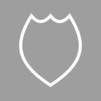 Police Badge I Line Color Background Icon vector
