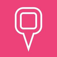 Marker III Line Color Background Icon vector