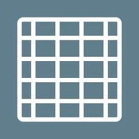 Grid On Line Color Background Icon vector