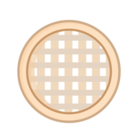 cesta de madeira marrom para tema de comida a vapor png