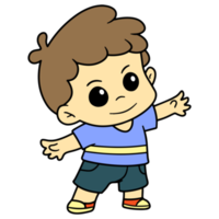 cartone animato bambini ragazzo 02 png