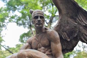 ciudad de méxico, méxico - 3 de julio de 2013 - esculturas de bronce del artista contemporáneo jorge marin a lo largo del paseo de la reforma en la ciudad de méxico, méxico. foto