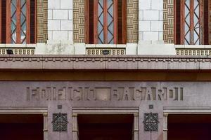 Havana, Cuba - January 7, 2017 -  The Art Deco Bacardi Building, a landmark in La Habana Vieja which has continued to be used for offices after the Cuban revolution. photo