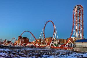 Thunderbolt Rollercoaster in Coney Island, Brooklyn, New York City, 2022 photo