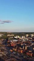 vue aérienne de la ville en style vertical et portrait video