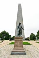 The Bunker Hill Monument, on Bunker Hill, in Charlestown, Boston, Massachusetts. photo