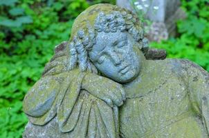 monumento en el cementerio de lychakiv un cementerio famoso e histórico en lviv, ucrania. foto