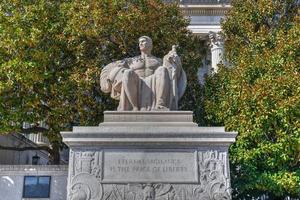 The Guardianship Sculpture near National Archives Building in Washington DC, USA photo