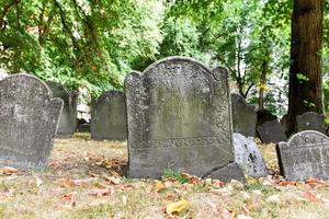 The Granary Burying ground in Boston, 2022 photo