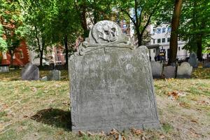 el cementerio del granero en boston, 2022 foto