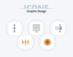 Design Flat Icon Pack 5 Icon Design. . align. . field vector