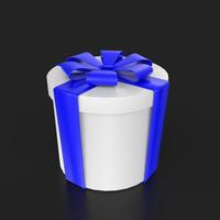 Gift box isolated on background photo