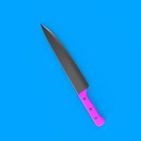 knife isolated on background photo