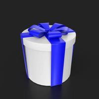 Gift box isolated on background photo