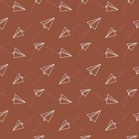 paper plane seamless pattern vector