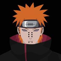 dolor de tendón akatsuki vector