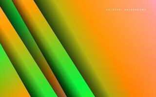 Abstract overlap layer multicolor banner background vector