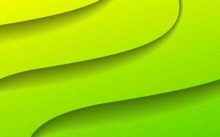 Abstract green color with shadow background vector