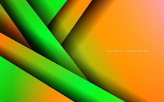 Abstract overlap layer multicolor banner background vector