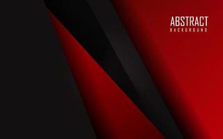 Black and red papercut background vector