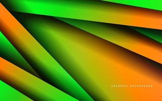 Abstract overlap layer multicolor banner background vector