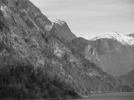 in the norwegian fjords photo