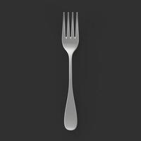 Fork isolated on background photo