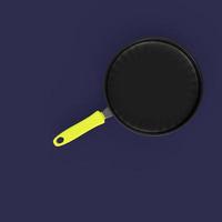 Frying pan isolated on a background photo